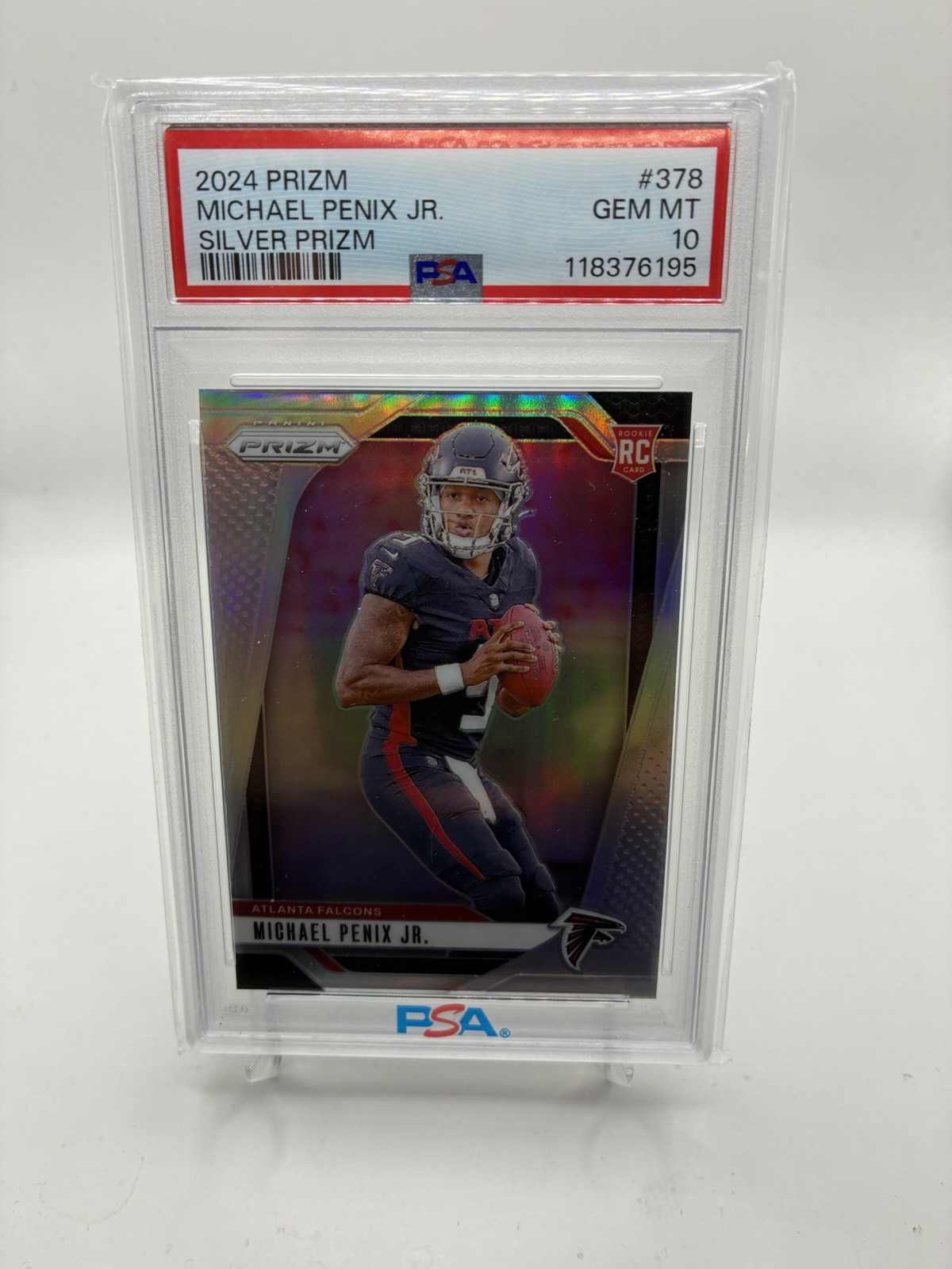 Michael Penix Panini Prizm #378 Silver