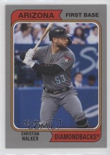2020 Topps Archives 1974 Topps Silver 95/99 Christian Walker #104 s5j
