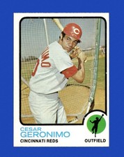 1973 Topps Set-Break #156 Cesar Geronimo NM-MT OR BETTER *GMCARDS*