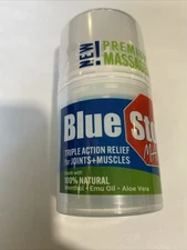 BLUE STOP MAX Triple Action Relief Joints & Muscles Massag 100% Natural 5/1 3/27