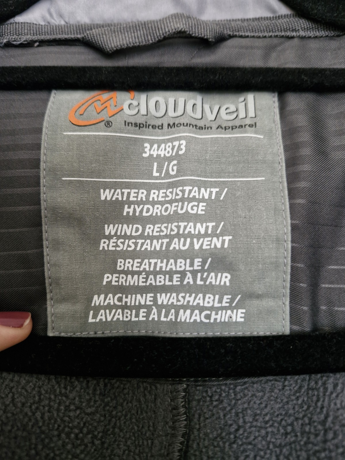 Cloudveil women's between-seasons jacket coat dar… - image 11