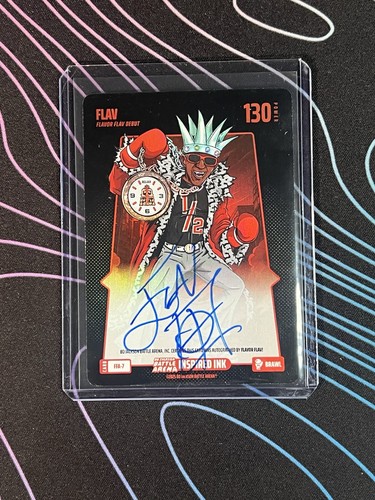 Flavor Flav SSP Bo Jackson Battle Arena Debut Card Auto