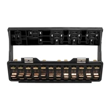 1973-1977 VW Beetle-Ghia 12 Fuse Box Panel w/o Cover Std Beetle 111937505M