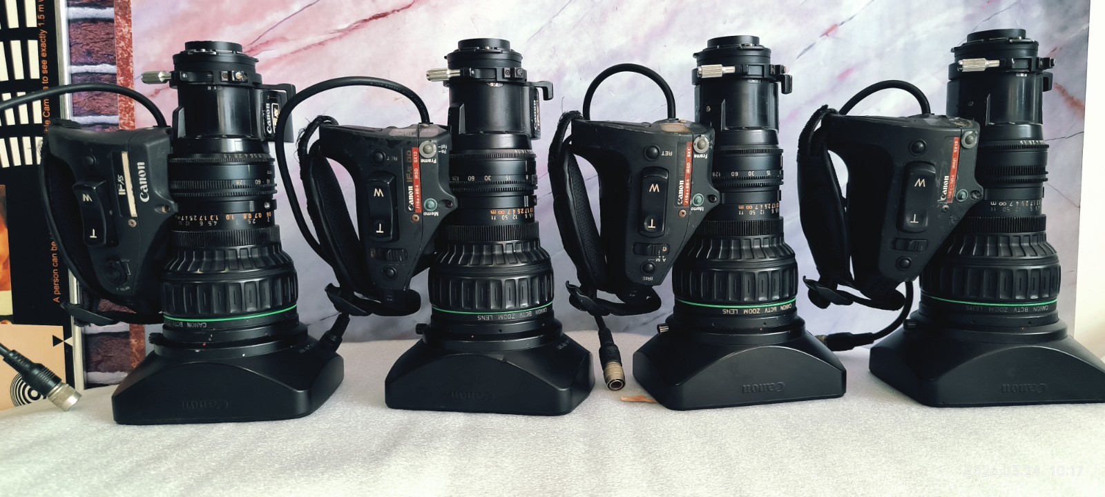 CANON J16ax8B IRS lens  B4 with 2x extender