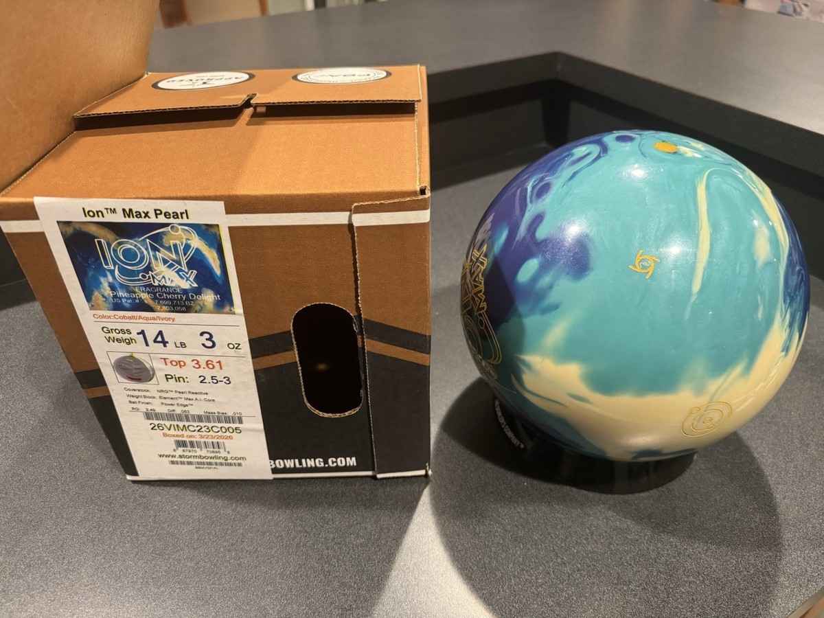 Storm Ion Max Pearl Bowling Ball 14lb NIB | eBay