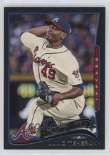 2014 Topps Future Stars Black 19/63 Julio Teheran #288 b4d