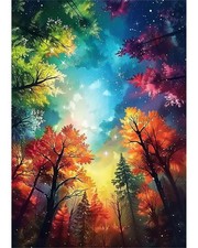 Autumn Landscape Diamond Art Kits for Adults, Crafts 5D Diamond Painting Dot ...
