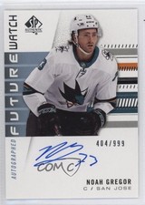 2019-20 SP Authentic Future Watch Rookies 404/999 Noah Gregor #239 Auto 0sf1