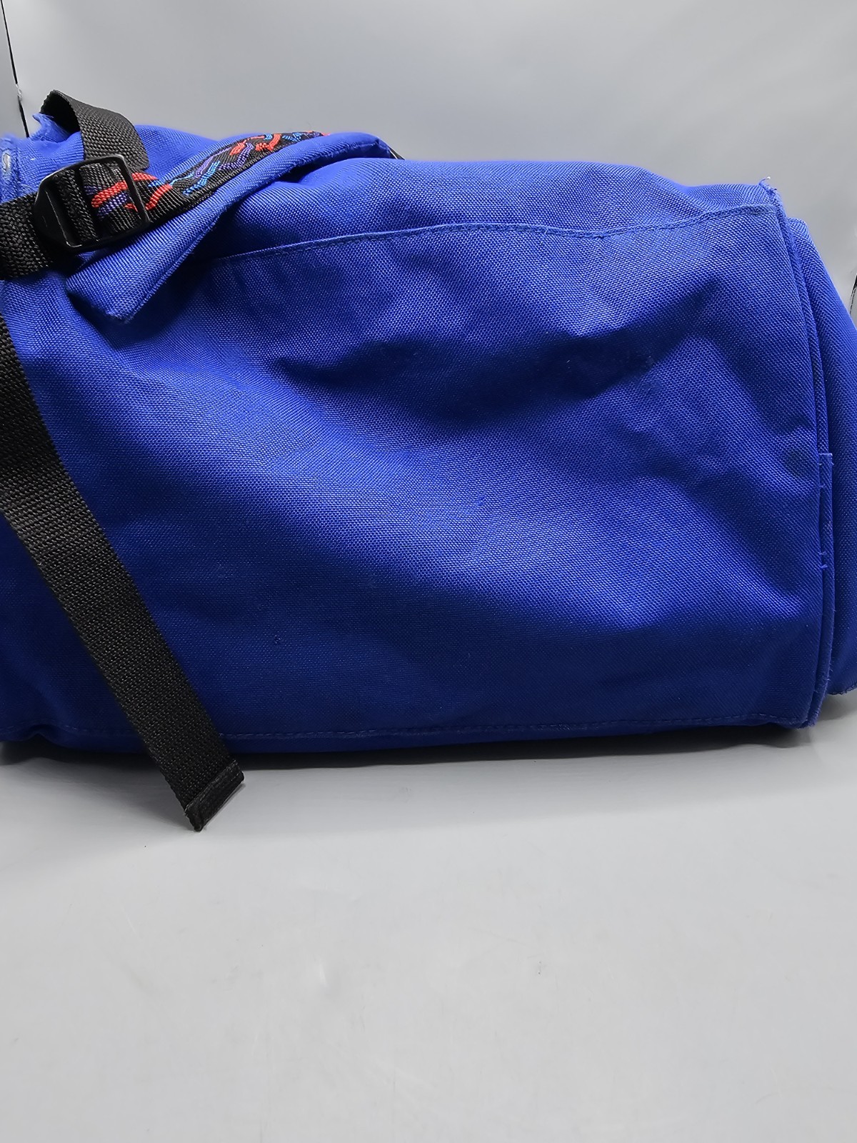 Vintage 90s  Speedo Large Blue Backpack Book Bag Swim Bag Sports Tribal Straps