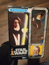 Vintage 1979 Kenner Star Wars 12  Large Size Action Figure Ben Obi-Wan Kenobi