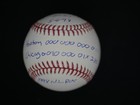 KERRY WOOD SIGNED OFFICIAL MAJOR LEAGUE BASEBALL WITH 4 INSCRIPTIONS - JSA COA