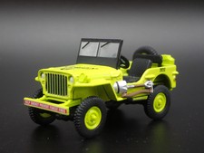 1941-1945 JEEP WILLYS SMOKEY BEAR GREEN 1:64 SCALE DIORAMA DIECAST MODEL CAR