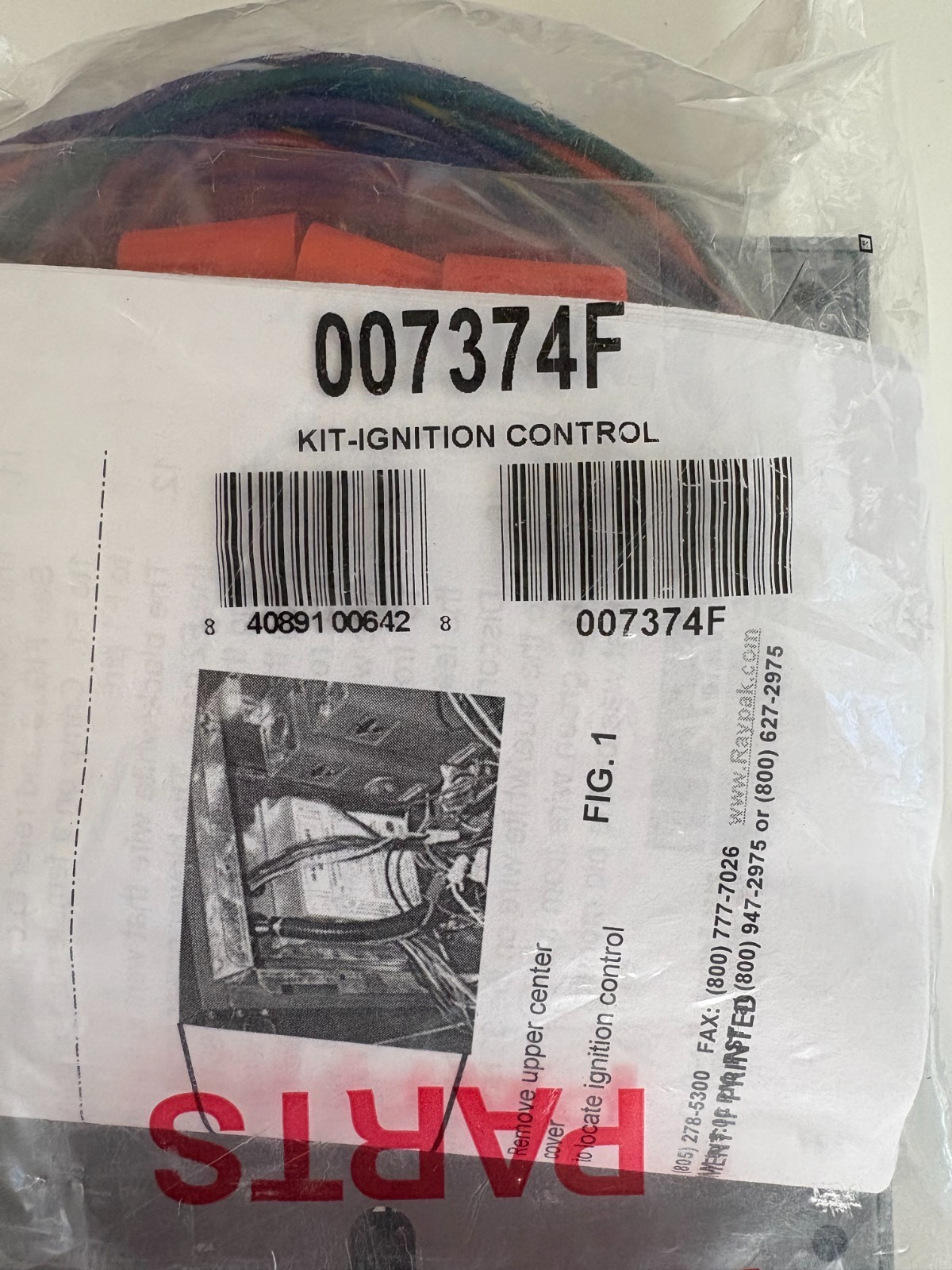 ICM Raypak Fenwal 007374F Ignition Control Board Module New Unopened OEM