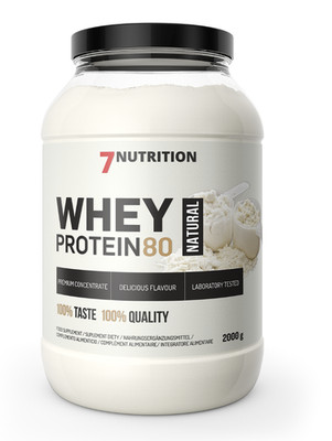 7Nutrition Whey Protein 80 2 kg mit natürlichem Geschmack