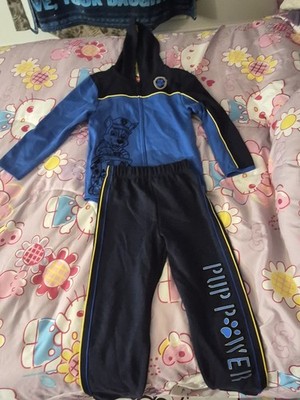 Nickelodeon PAW Patrol Boys Hoodie & Pants Set Blue Yellow Navy Size 7/8