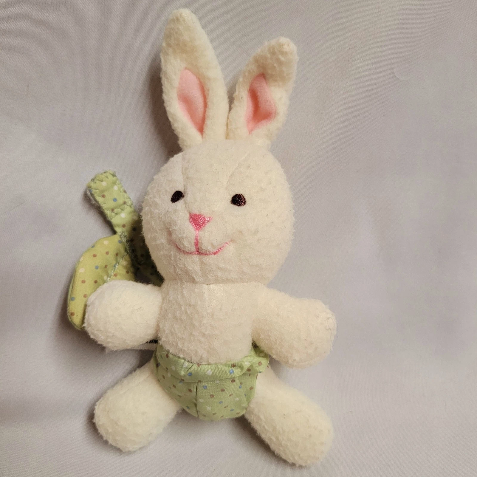 Fisher Price 2005 Papasan Swing Replacement Mobile Bunny Rabbit Plush Diaper 5"