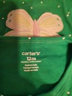 Baby Girl Carters Romper EUC Size 12 Mo — photo 4