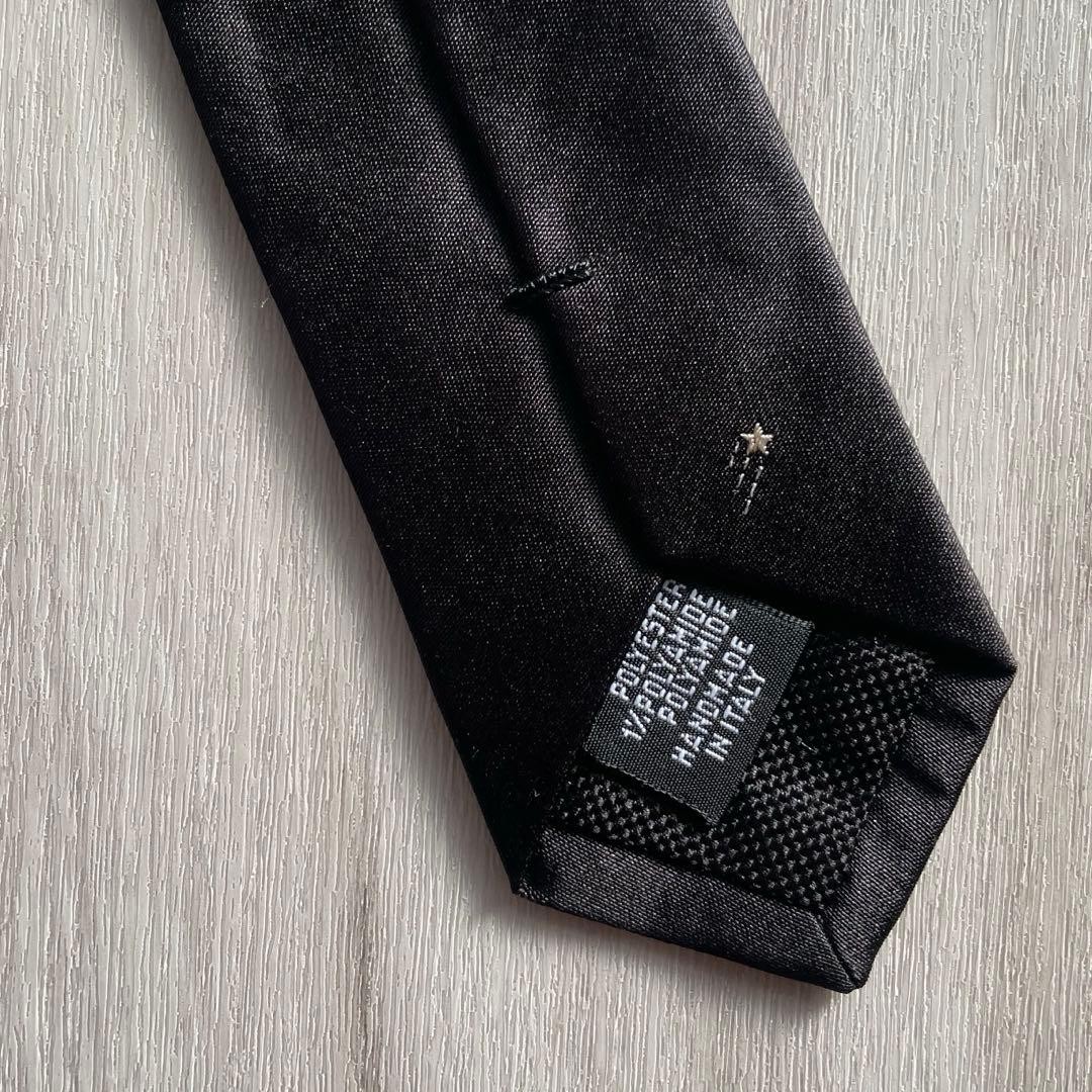CHANEL Star Logo COCO MARK Tie Men Silk Black Genuine | eBay
