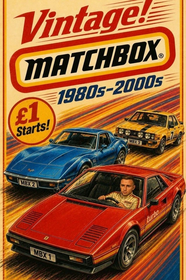 🔥Vintage Matchbox!🔥1980s-2000s Releases - ALL SEALED - £1 Starts🚗