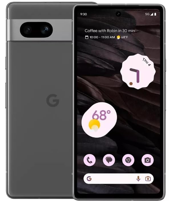Google Pixel 7a - 128GB - Charcoal/Black- T-Mobile locked- Good Condition