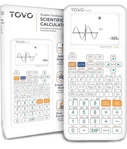 TOVO Calculatrice scientifique avec fonctions graphiques, modes multiples, 360 Funct...