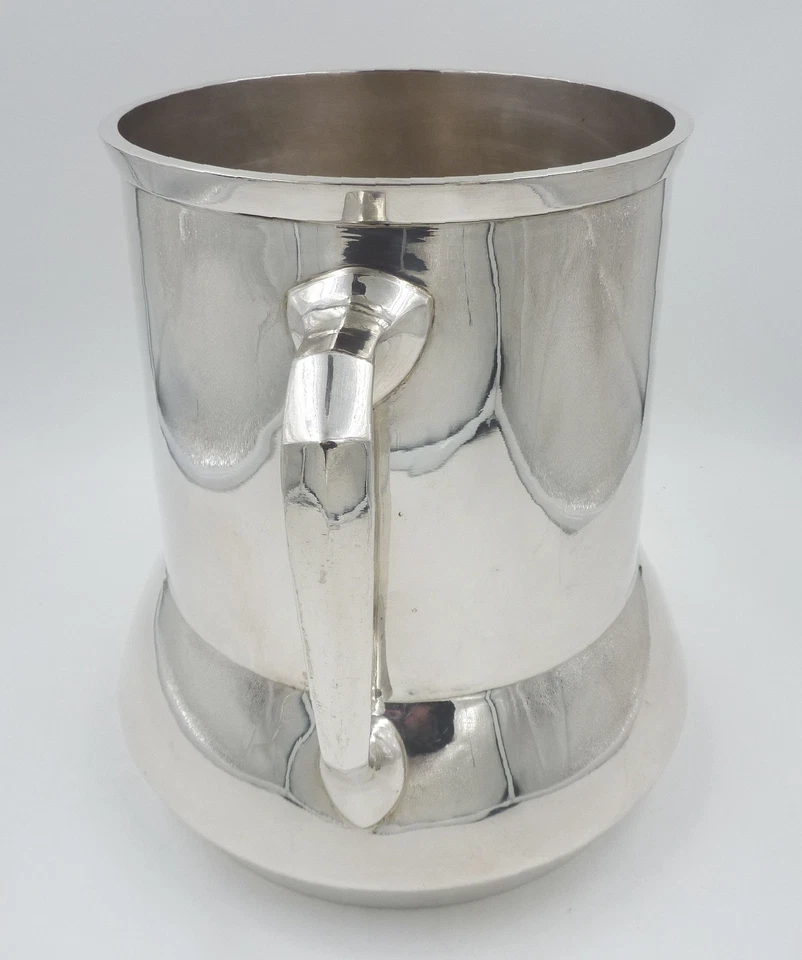 Bezaubernder Sektkühler Champagner Wein Kühler Jugendstil Wellner versilbert - Bild 4 von 4