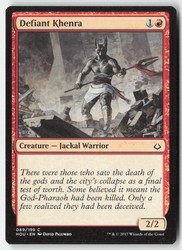 Defiant Khenra - Hour of Devastation - #89 - Common