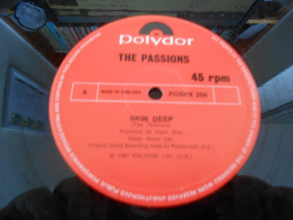 The Passions - "Skin Deep / Small Stones" - POLYDOR 12" Single - Image 2 of 4