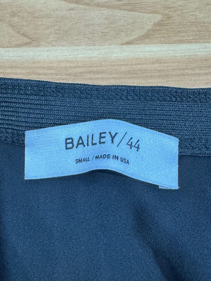 Falda Bailey 44 Negra Tostada Logan Plisada Estampado Cebra Asimétrica Línea A Talla S Foto 3 de 3