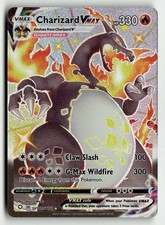 how much is a charizard vmax pokemon card worth PSG 9.5 - 2021 POKEMON CHARIZARD VMAX #SV107 - SHINY RARE