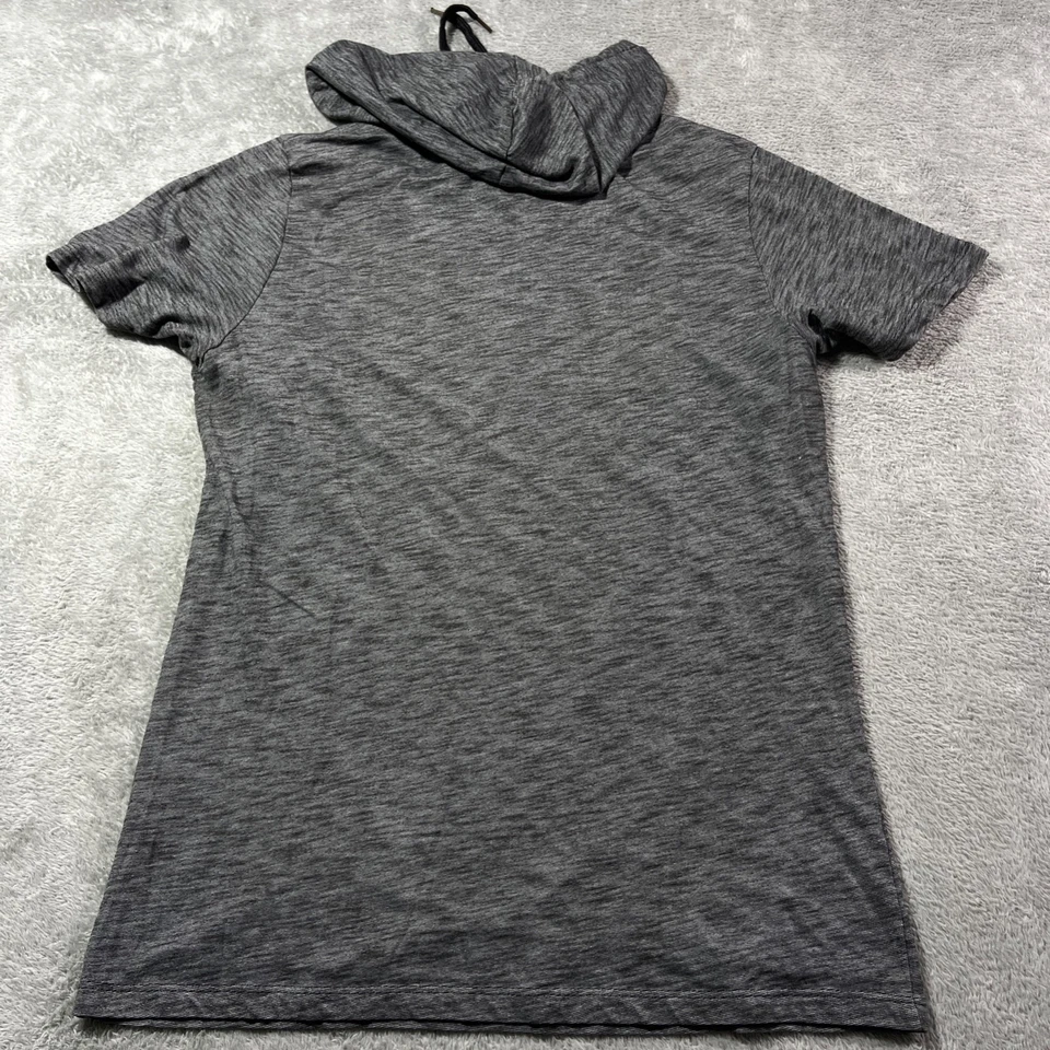 Fifthsun Short Sleeve Hoodie Men’s Medium Gray Diamond Print Outdoorsy Summer - Image 4 of 4