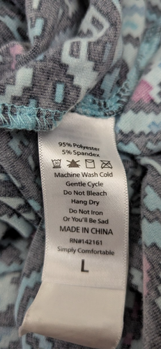 Maxi Falda Lularoe Talla L Amapola en Niveles Azteca Estampado Multicolor 2965 - Imagen 6 de 6