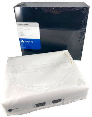 NEW Sealed! WHITE Analogue Mega SG Sega Genesis HDMI & PrinterBoy Cover