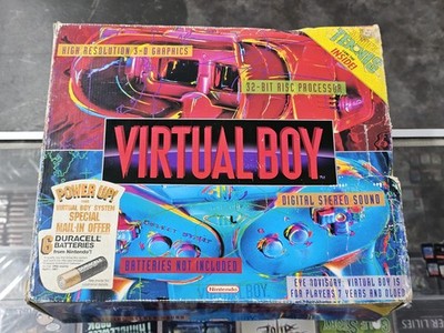 Nintendo Virtual Boy Console w/ Box Controller Needs Repair No Video Not Working