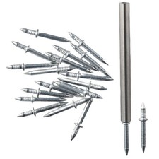 Double-ended, Dedicated Invisible Nails For Skirting Boards, Including Sleeves