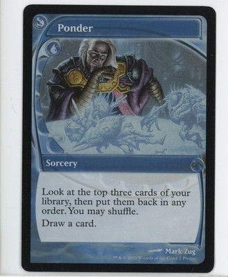 Near Mint Ponder (Future Sight) (Foil) MagicFest Cards Magic: The Gathering
