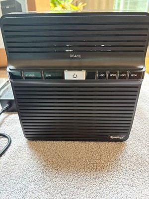 Synology DiskStation DS420j 4-Bay NAS Storage 12TB Home Cloud Server