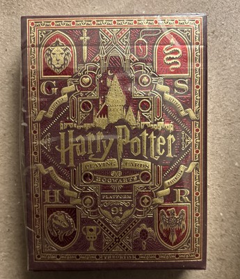 Harry Potter Playing Cards by theory11 RED Gryffindor - Officially Licenced