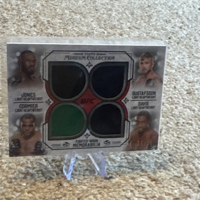 2015 Museum QUAD RELIC SP /50 JON JONES Cormier Davis Gustafsson rare legends