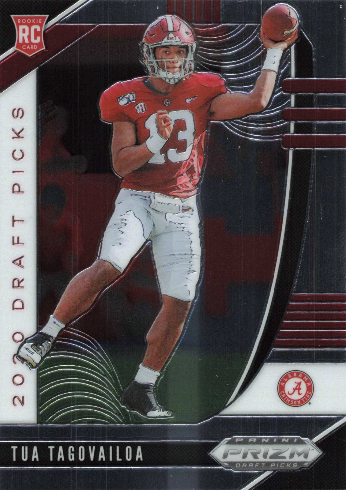 2020 Panini Prizm Draft Picks - Draft Picks Rookies Tua Tagovailoa #101 (RC)