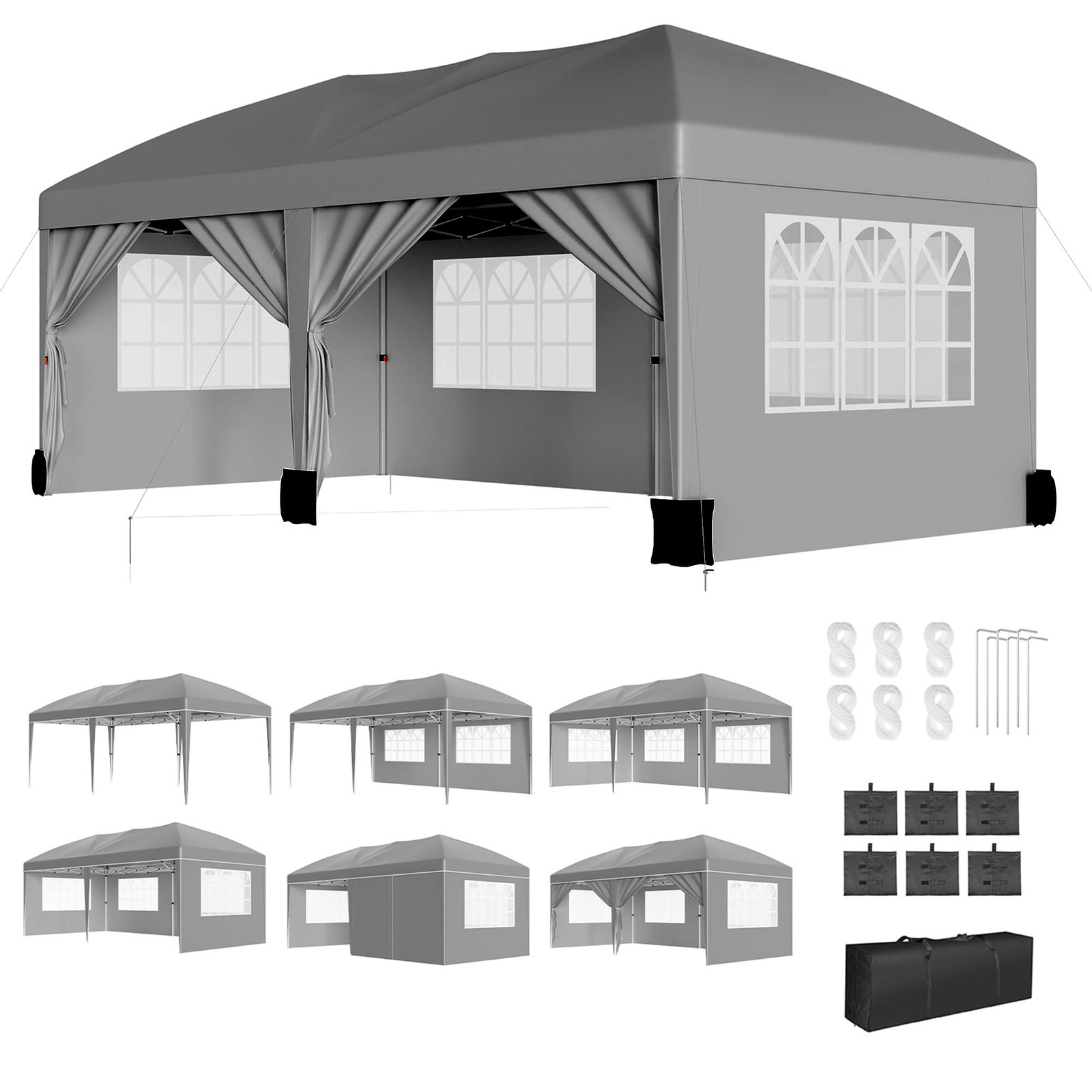 Party Tent With 4 Sidewalls ,portable Event Instant Gazebo