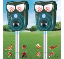 Solar Ultrasonic Animal Repellent Outdoor