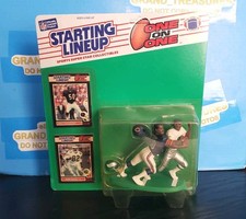 1989 KENNER MIKE SINGLETARY & QUICK ONE ON ONE Starting Lineup slu Bears Eagles