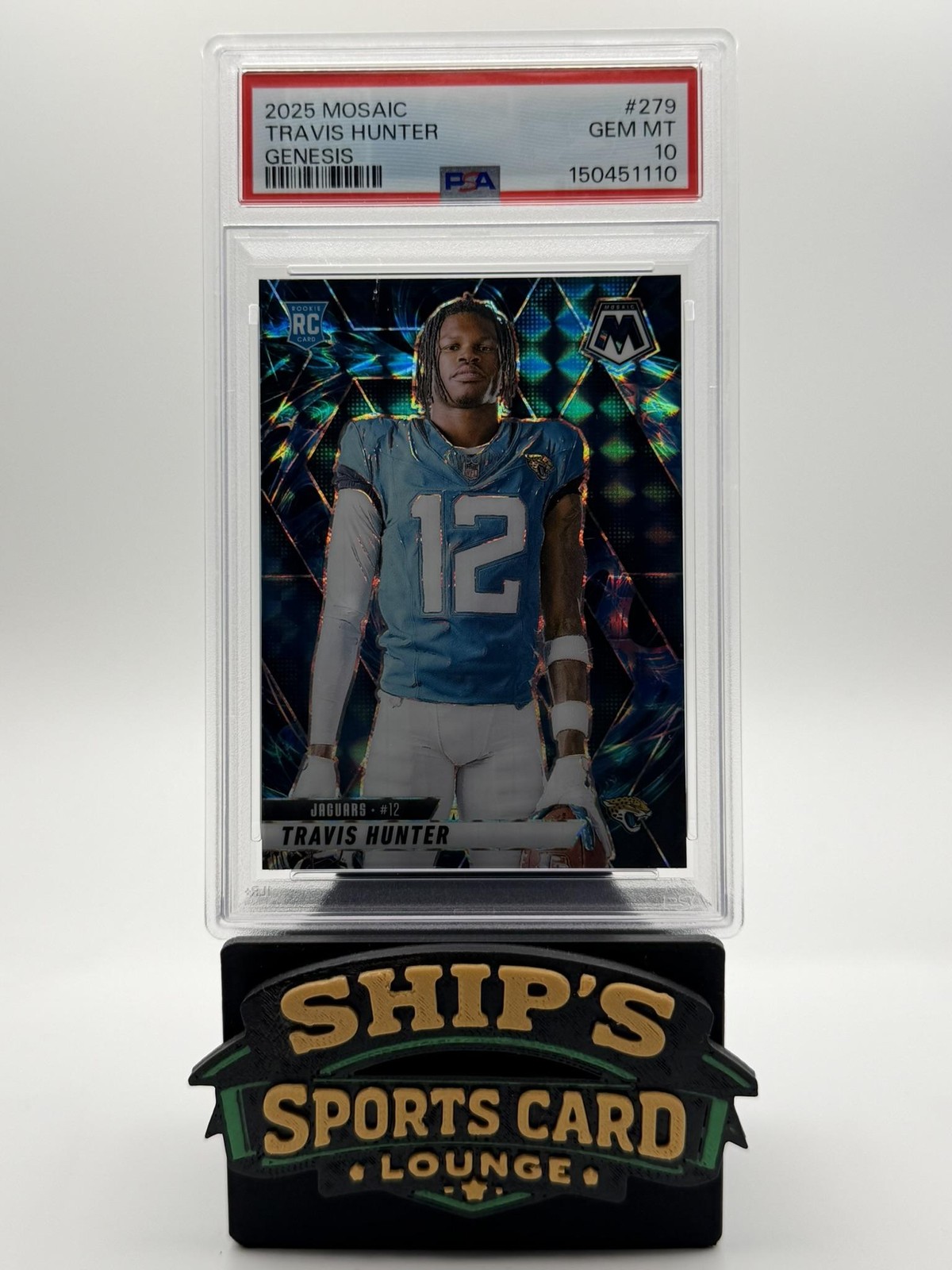 Travis Hunter Variation Mosaic Genesis 2025 #279 PSA 10