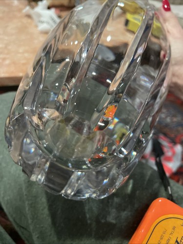 Stunning Vintage • Mikasa • Art Deco • Lead Crystal Flower Vase • Very Heavy - Picture 5 of 5