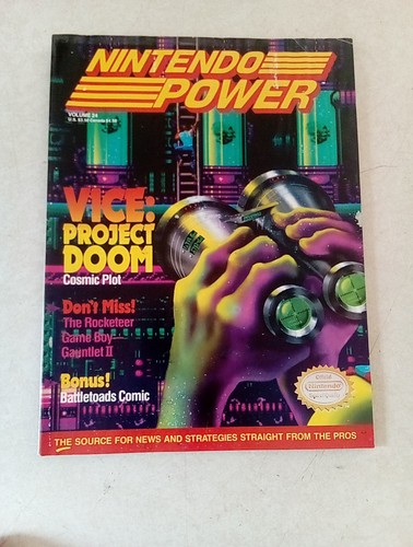 Vintage Lot 8 Old Nintendo Power Video Game Magazine Issues 20-27 -From 1990-91 - Picture 13 of 16