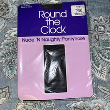 VTG 1983 NEW Round The Clock ~ Nude ‘N Naughty Stately Bit O’Black 150-185 lbs
