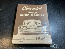 1954 Chevrolet Truck Shop Manual 3100 5 Window Brand New 1954 Chevrolet Truck Shop Manual 3100 5 Window Brand New