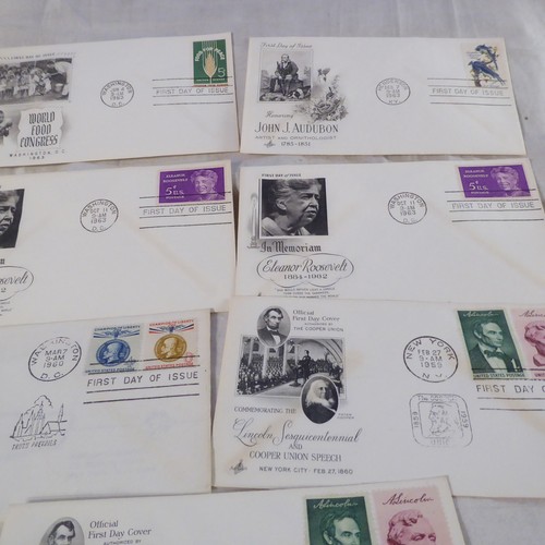 Briefmarken am ersten Tag der Ausgabe Umschläge USA 1959 - 1963 (W231) - Bild 6 von 8