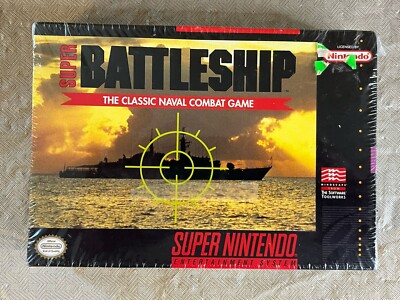 BATTLESHIP SUPER NINTENDO SNES GAME *FACTORY SHRINKWRAPPED NEW*